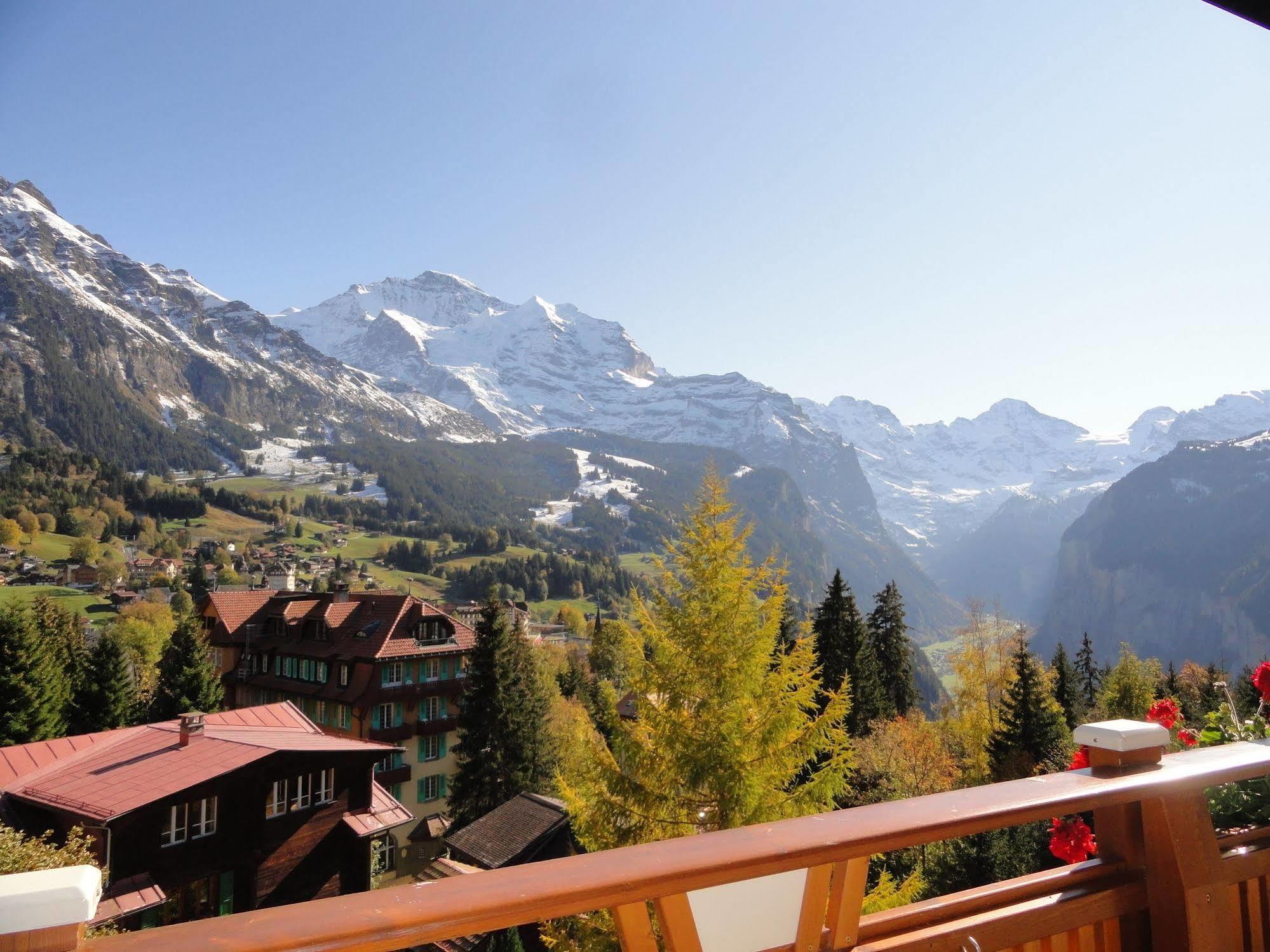 Hotel Alpenruhe - Vintage Design Hotel Wengen Exterior foto